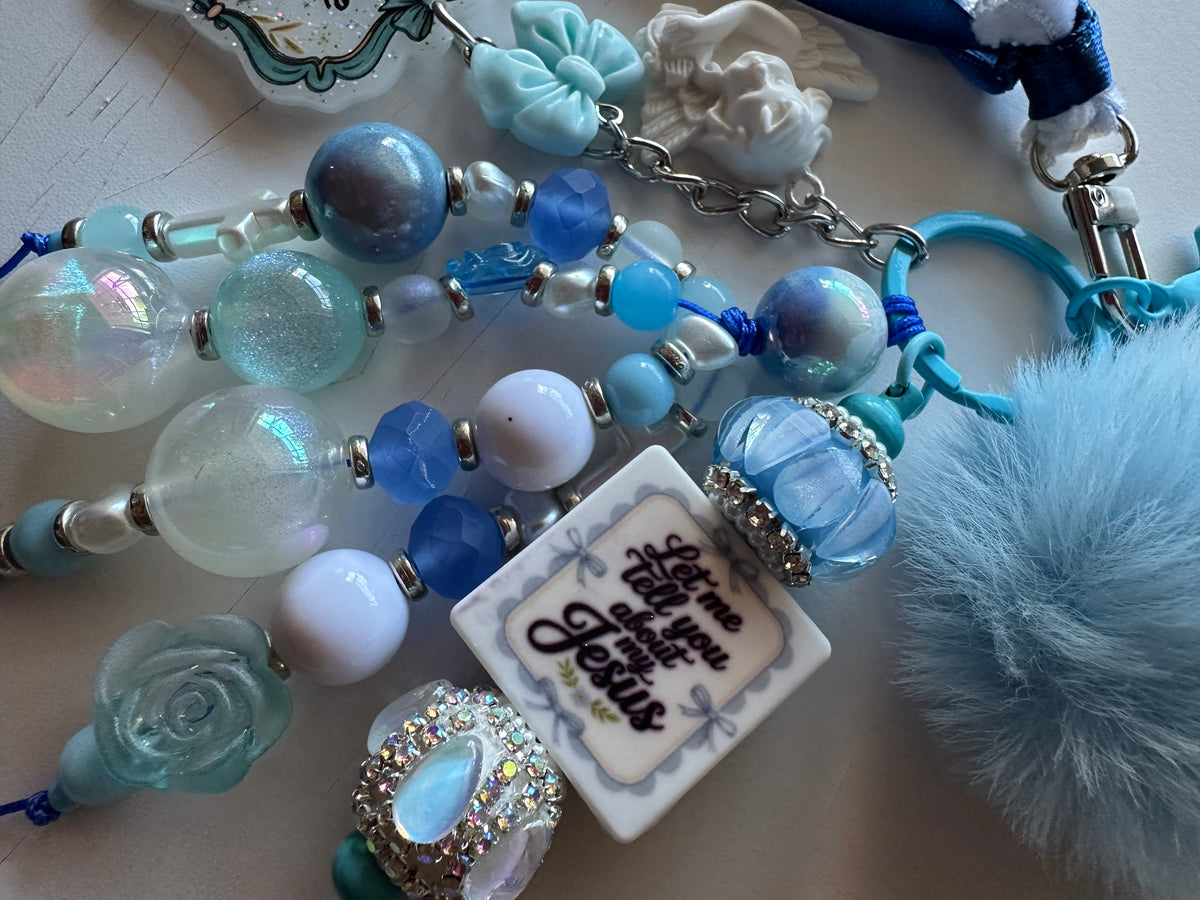 Blue Faith Chunk Chain