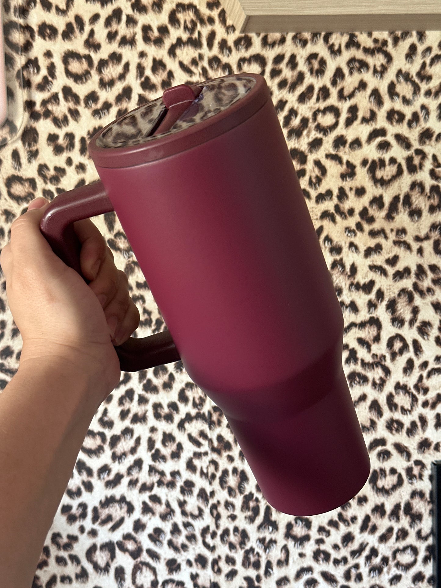 40oz Custom Stainless Steel no spill top.