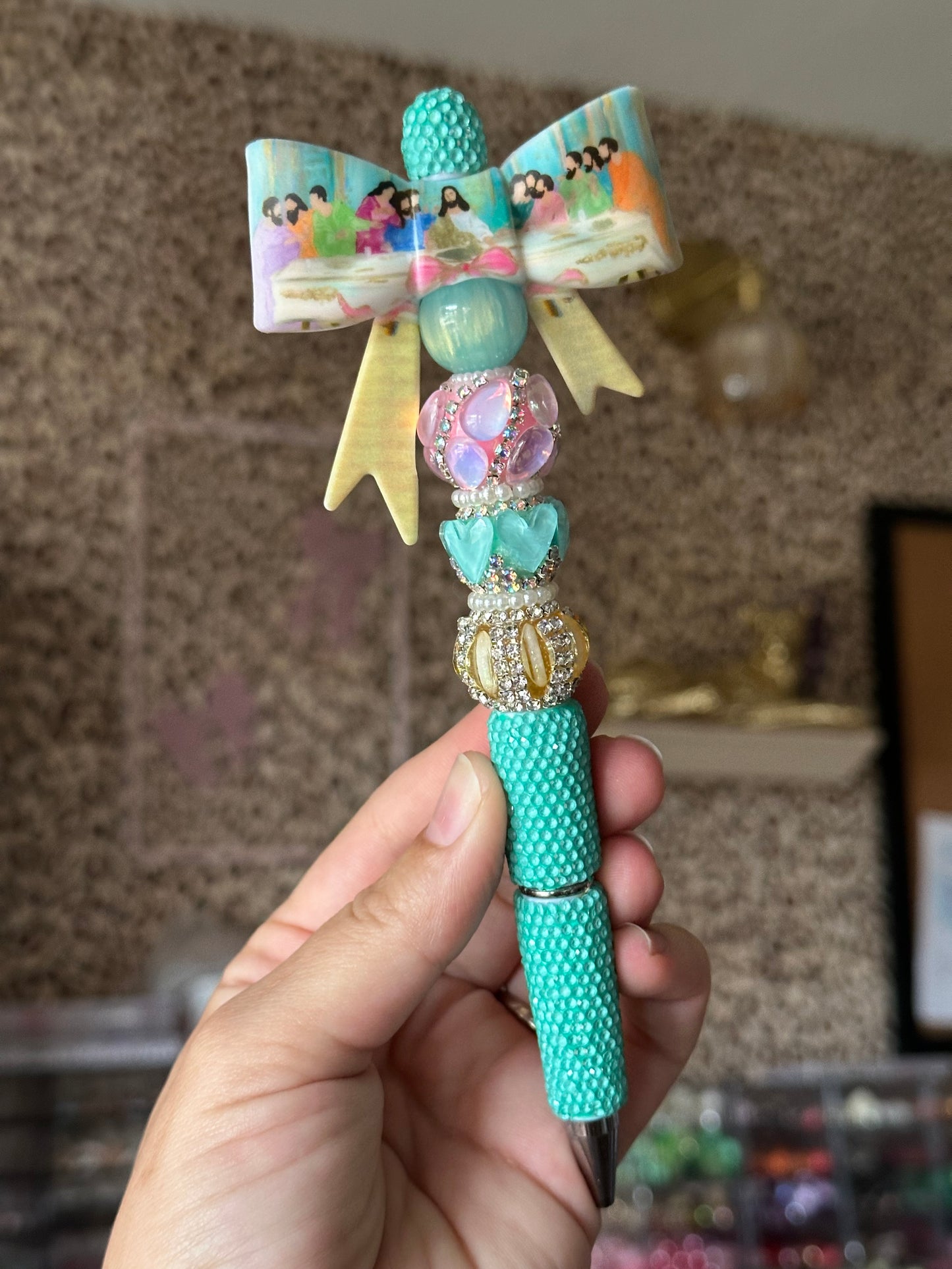 Last Supper Medium Bow Boujie Pen