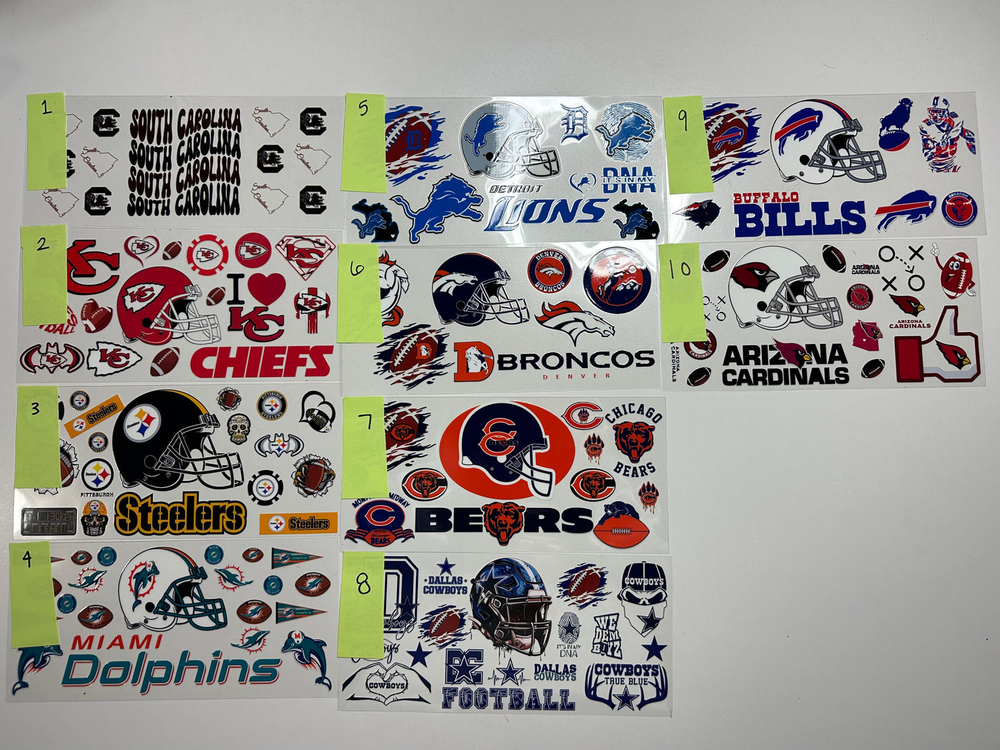 16 Oz UVDTF Wraps cont….