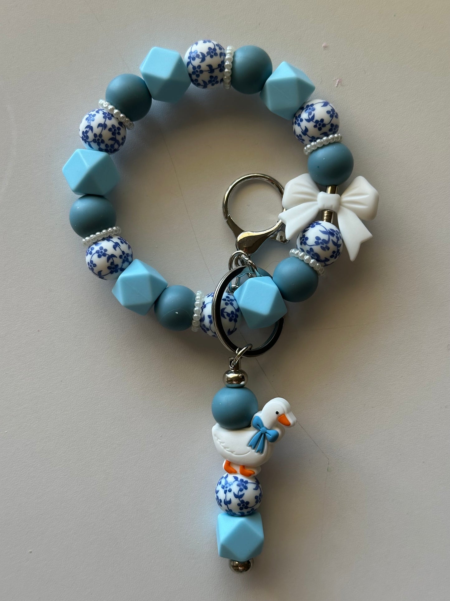 Goose Wristlet Keychain