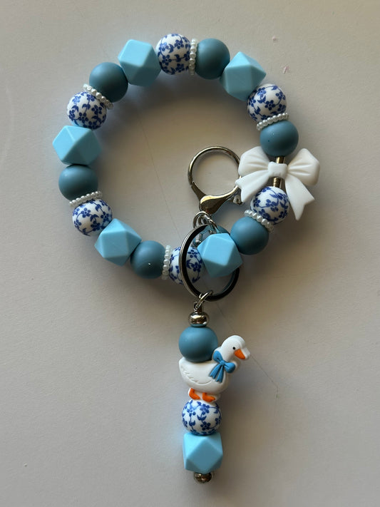 Goose Wristlet Keychain