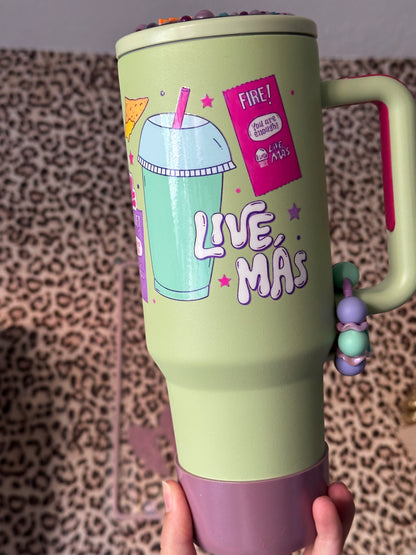 Take me to T Bell 40oz stainless steel no spill tumbler
