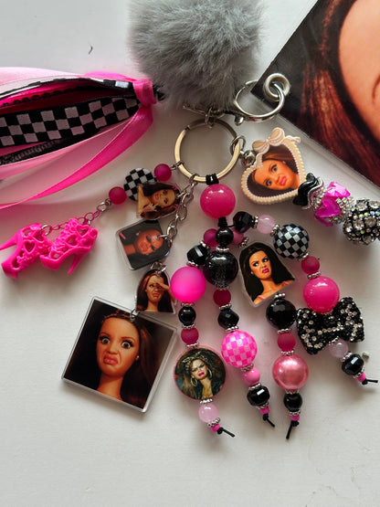 Crashout Barb Pink & Black Chunk Chain Stationary Bundle