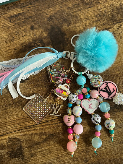 Colorful LV Designer Inspired Chunk Chain