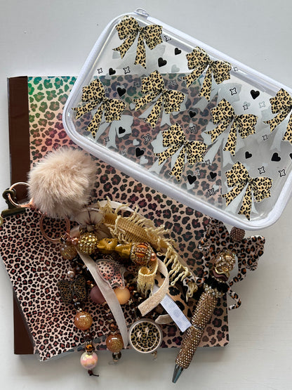 Leopard print Stationary Bundle