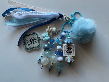 Blue Faith Chunk Chain