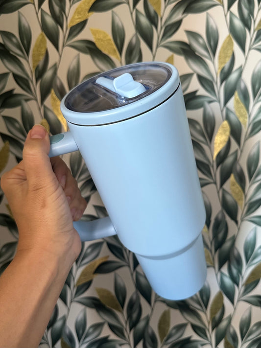 40oz Custom Stainless Steel no spill top.