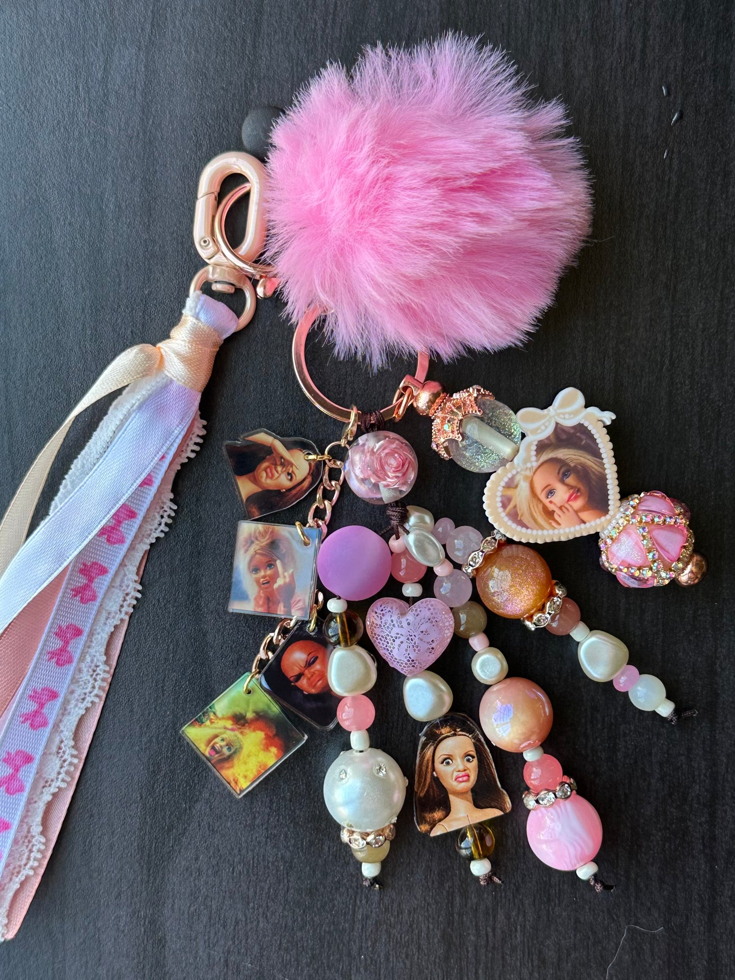 Light Pink Crashout Barb Chunk Chain
