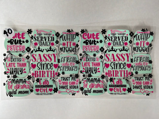 Sassy-Cuss Words #40