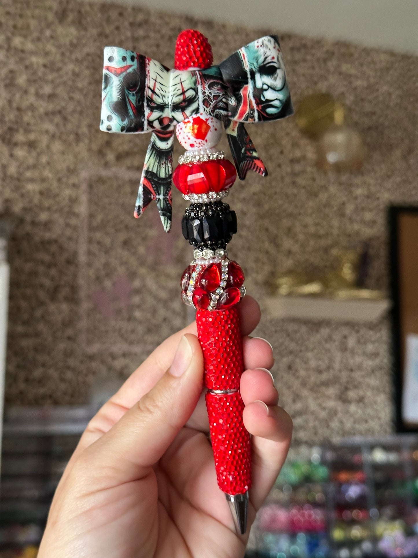 Horror Guys Medium Bow Boujie Pen