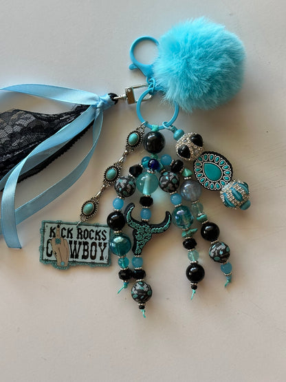 Turquoise Western Chunk Chain