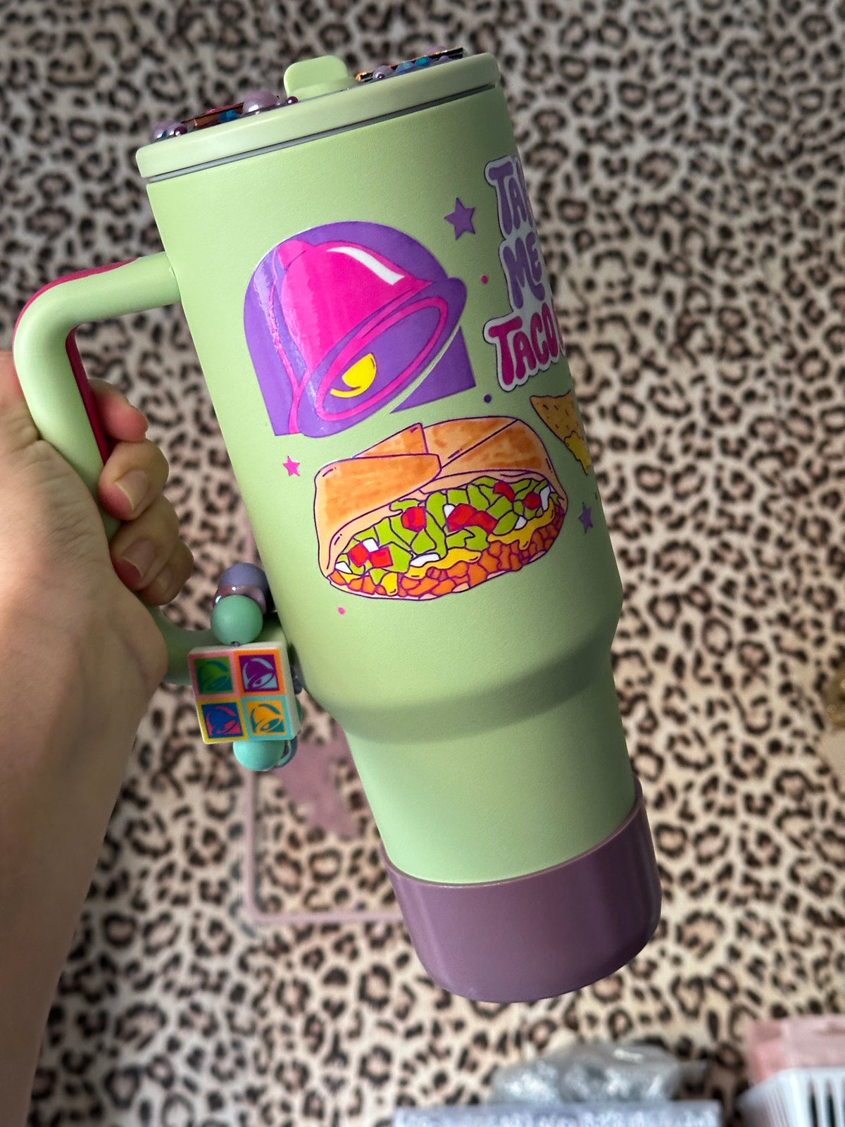 Take me to T Bell 40oz stainless steel no spill tumbler