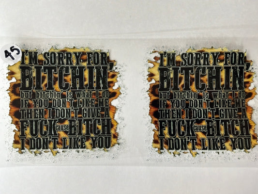 Sassy-Cuss Words #45