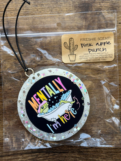 Splish Splash your opinion is trash 20oz Acrylic snowglobe with matching freshie