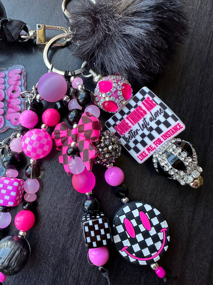 Sassy Checkered Chunk Chain