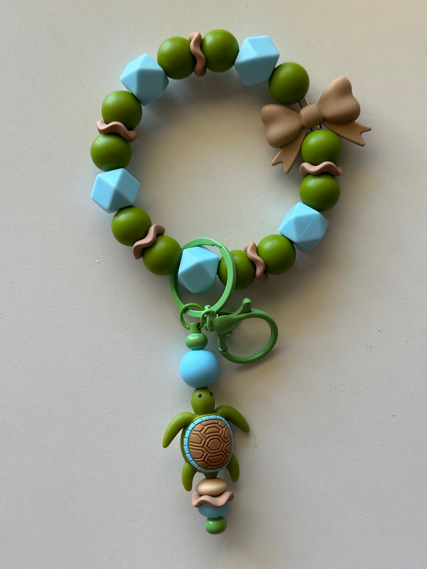 Turtle Wristlet Keychain