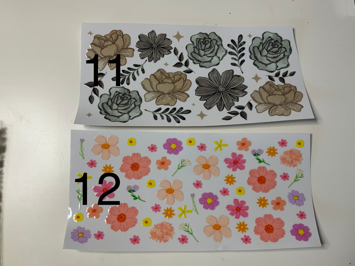 Butterfly and flower wraps