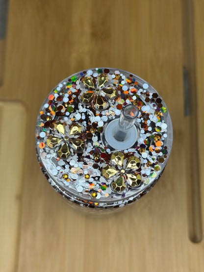 20oz Acrylic Snowglobe cup Disco Ghosts