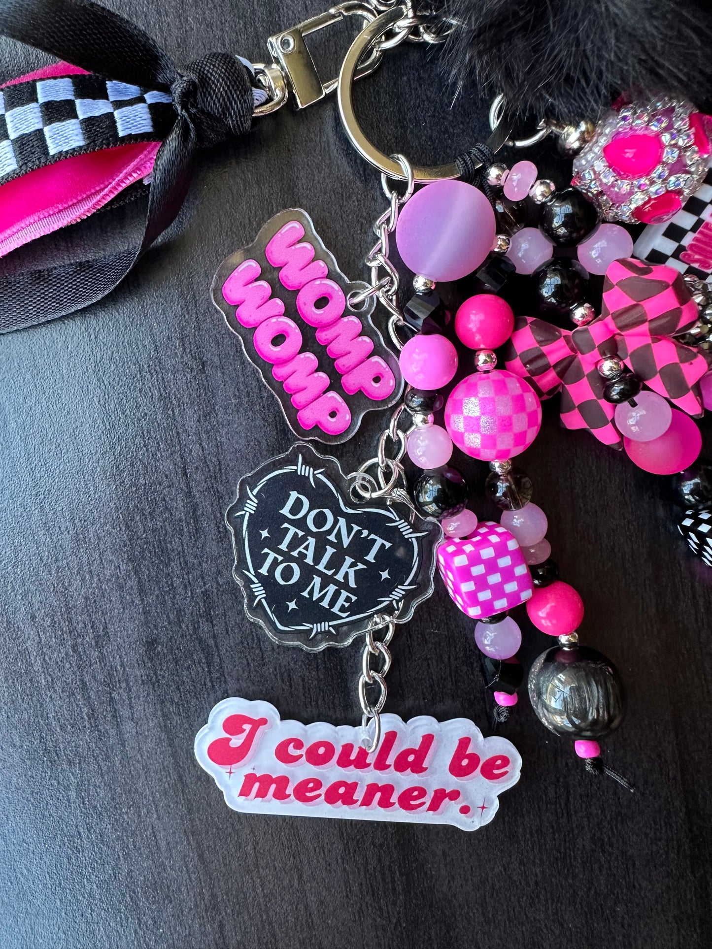 Sassy Checkered Chunk Chain