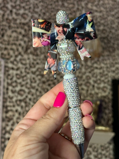 Bieber Bow Boujie Pen silver
