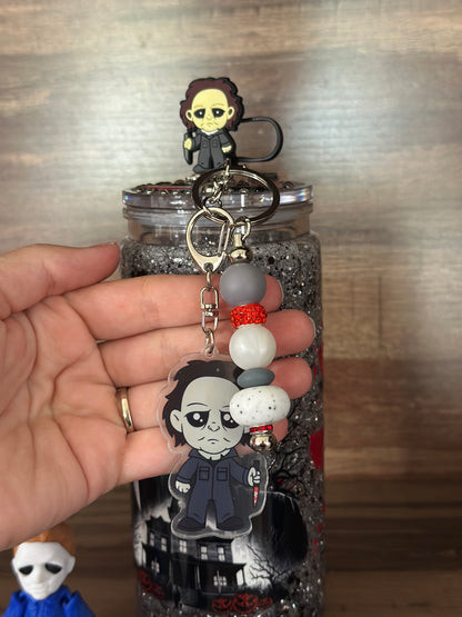 20oz Acrylic Snowglobe cup “Myers” gift set