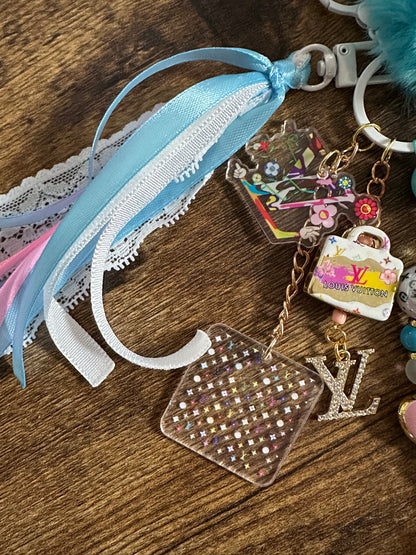 Colorful LV Designer Inspired Chunk Chain