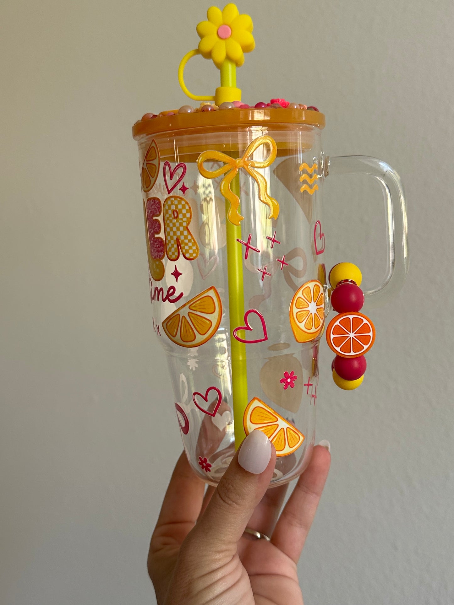 Summertime 20oz Glass Tumbler