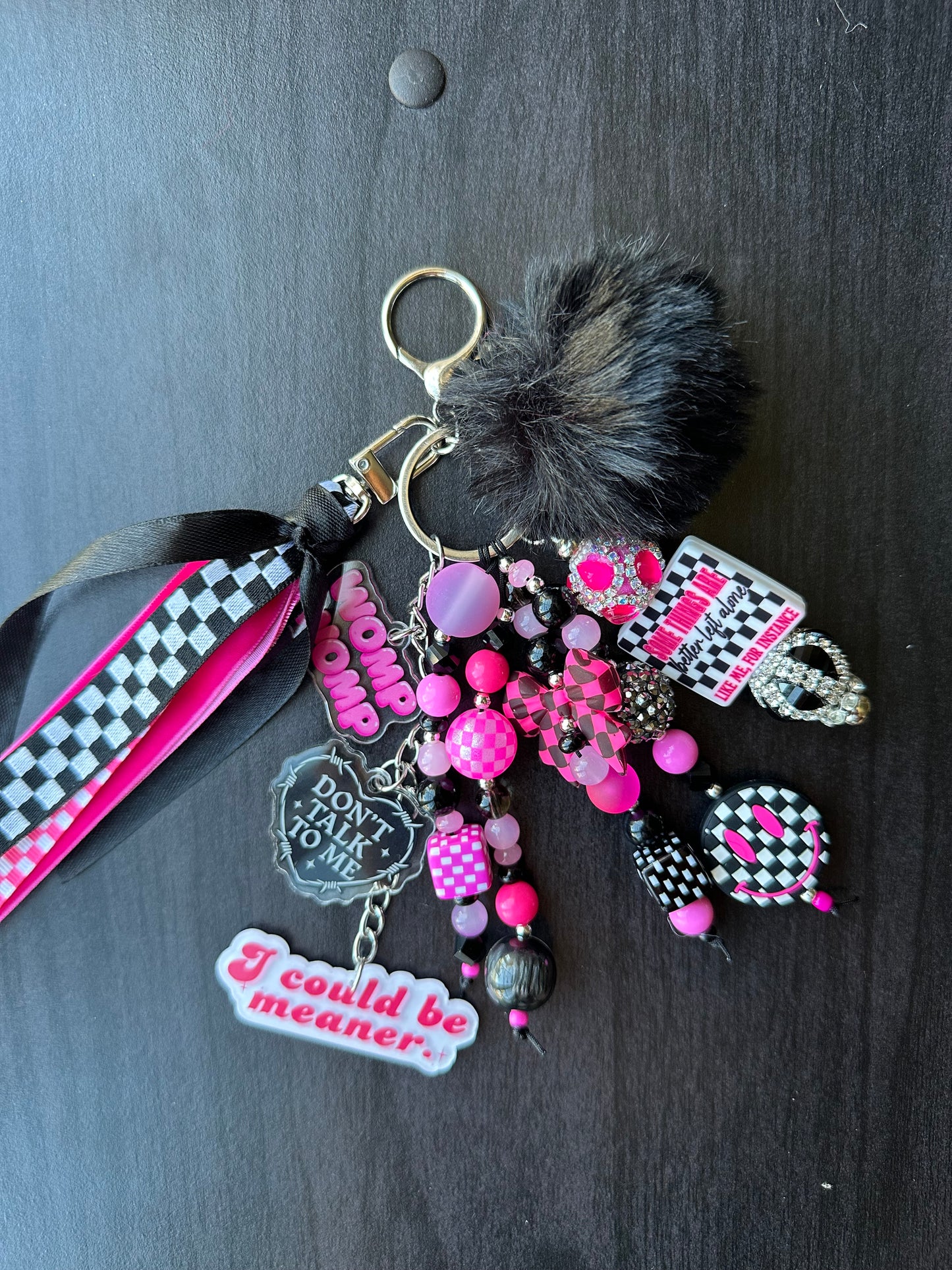 Sassy Checkered Chunk Chain