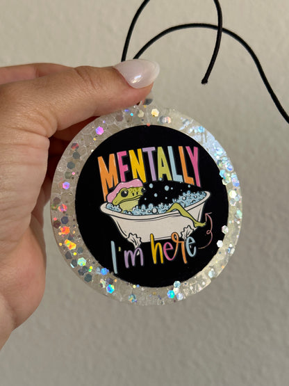 Splish Splash your opinion is trash 20oz Acrylic snowglobe with matching freshie