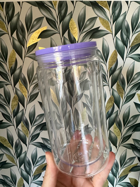 16oz Custom Acrylic Snowglobe Cup