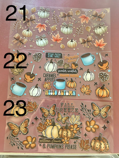 Halloween / fall wraps