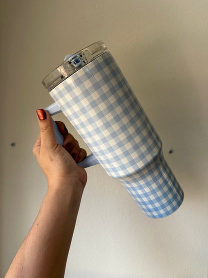 40oz Stainless Steel pattern Custom Tumbler