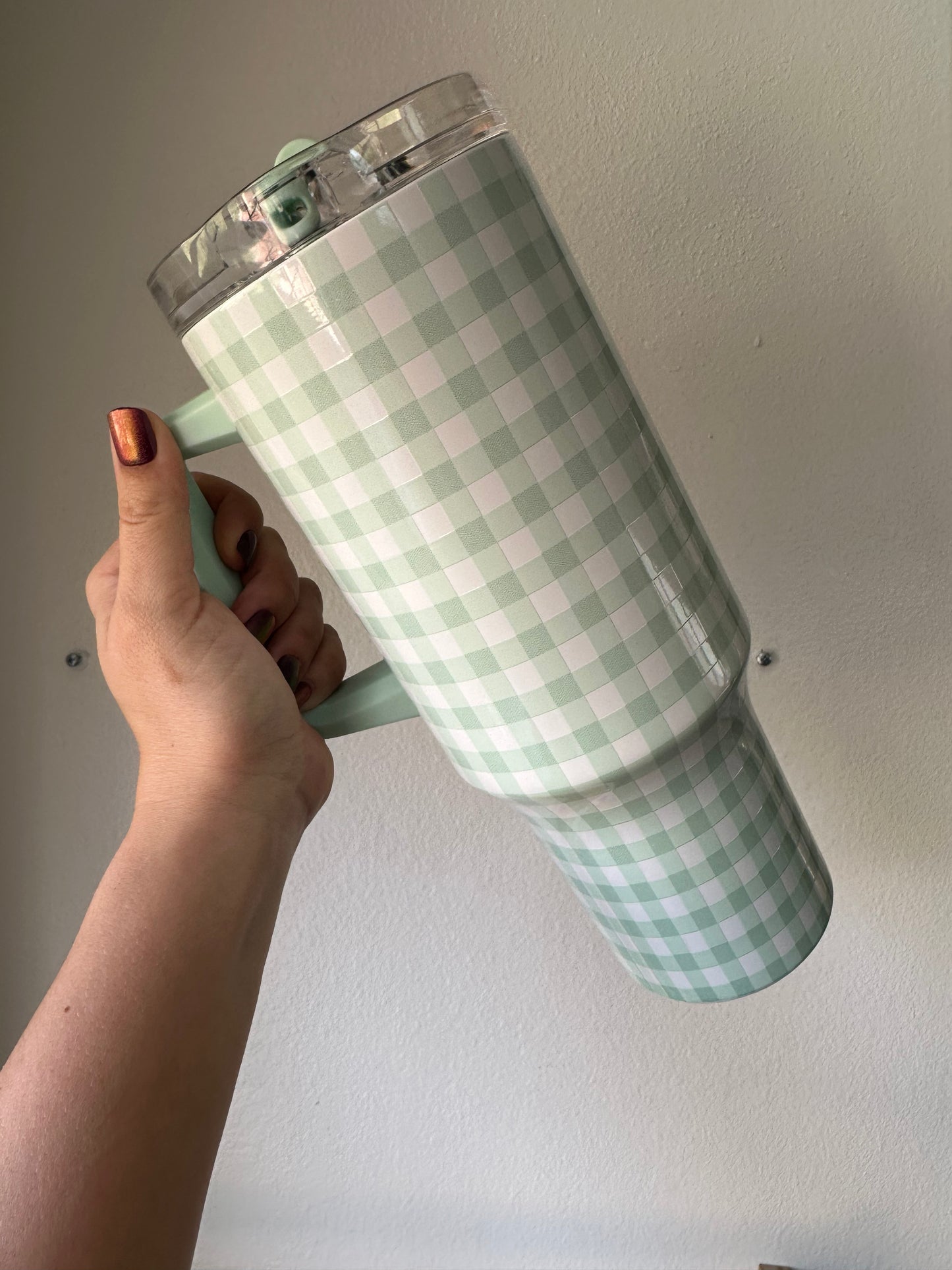40oz Stainless Steel pattern Custom Tumbler