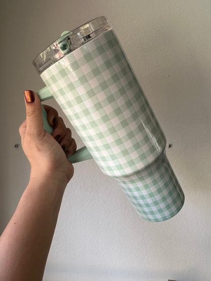 40oz Stainless Steel pattern Custom Tumbler