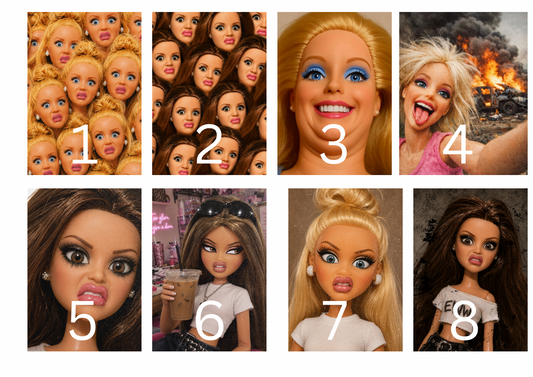 Custom doll Composition Notebook