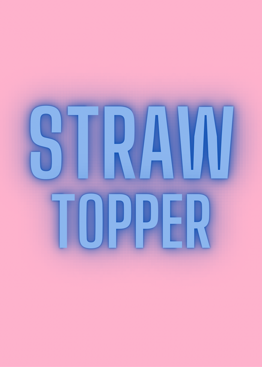 Straw topper add on